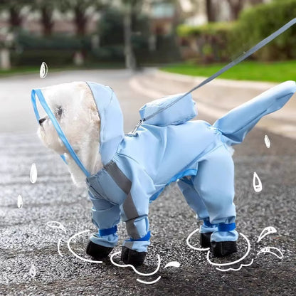 Full-Cover Pet Raincoat – All-Weather Waterproof Poncho for Dogs & Cats