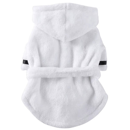 PawDry Hooded Bathrobe – Ultra-Absorbent Towel Pajama for Clean, Comfy Dogs