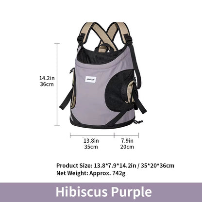 Pet Front Carry Chest Backpack – Stylish, Secure & Super Comfortable for Outdoor Adventures