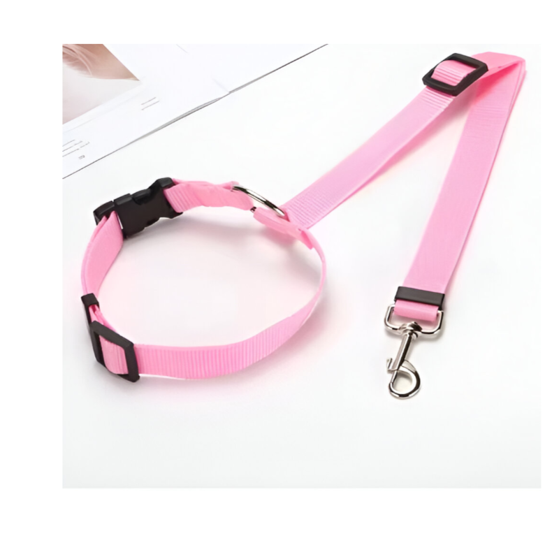 SafeRide DuoLeash – 2-in-1 Car Seat Belt & Walking Leash for Dogs on the Move